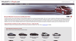 Desktop Screenshot of mitsubishipartspeople.com