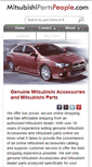 Mobile Screenshot of mitsubishipartspeople.com